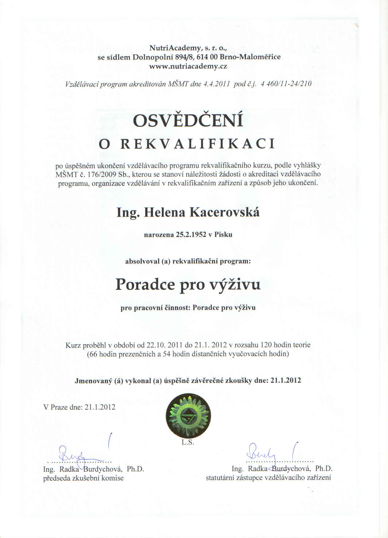 certifikace